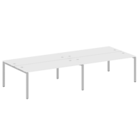 Стол-станция METALL SYSTEM на 4 раб.места на П-образном м/к БП.СМ-4.5  3600*1475*750